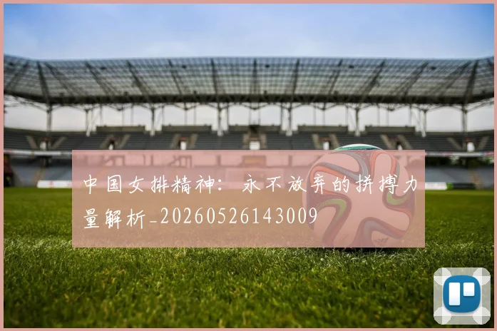 中国女排精神：永不放弃的拼搏力量解析_20260526143009